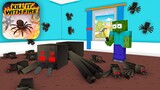 Monster School : KILL IT WITH FIRE CHALLENGE - Minecraft Animation