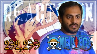 One Piece Episodes 232 - 233 REACTION - Nahid Watches | Not the Going Merry!!!