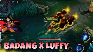 BEGINI UNTUK EFEK SKILL BADANG x LUFFY || MLBB x ONE PIECE