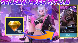 SELENA S.T.U.N skin is FREE USING PROMO DIAMONDS | NO SCAM ANYMORE MOONTON | MLBB