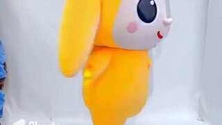 Inflatable mascot internal action