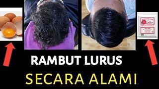 cara meluruskan rambut secara alami dan cepat