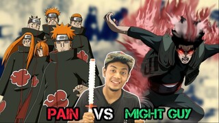 MIGHT GUY VS PAIN