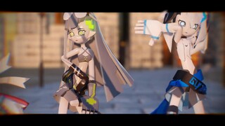 [Bump World Quartet MMD] [เค้กไอศกรีม] มีนางฟ้าผสมอยู่ในเกิร์ลกรุ๊ป! [แบบฝึกหัดการเรนเดอร์]