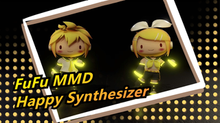 [FuFu MMD] Happy Synthesizer / Hatiku sangat lembut seperti disentuh oleh sinar matahari