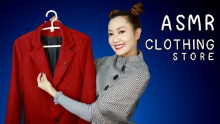 ASMR ไทย ร้านเสื้อกันหนาว เตรียมไปญี่ปุ่น 👗 ASMR Clothing Store Roleplay 🧣 Fabric Sound