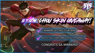 CHOU STUN SKIN WINNERS | WATCH FULL VIDEO