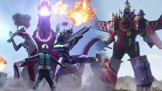 Miracle fit: What kind of look is this? Kamen Rider Ultraman Godzilla EVA Quadruple!