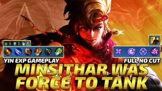 MINSITHAR WAS FORCED TO TANK BUILD BECAUSE OF MY YIN