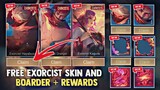 NEW EXORCIST EVENT 2023! FREE EXORCIST SKIN AND TOKEN DRAW +  REWARDS! NEW EVENT! | MOBILE LEGENDS