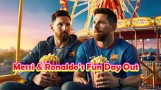 Roller Coasters, Bumper Cars, and Friendship | Messi & Ronaldo’s Fun Day Out