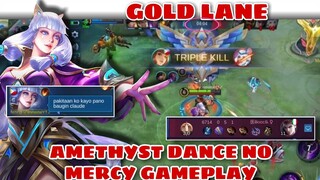 AMETHYST DANCE NO MERCY - GOLD LANE - NO RECALL CHALLENGE - MOBILE LEGENDS