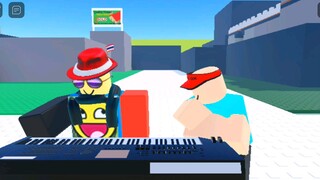 Teaching friend play piano [Roblox animation]