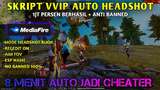 CHEAT FF TERBARU 2022 MOD MENU AUTO HEADSHOT + ANTI BANNED SETELAH UPDATE VIP REGEDIT HEADSHOT RUOK