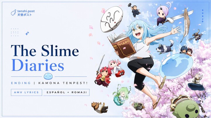 The Slime Diaries ED "KAMONA TEMPEST" | AMV Lyrics Español + Romaji