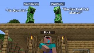 Kita Prank Bocil Di Minecraft Dengan Berubah Jadi Creeper...