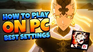HOW TO PLAY BLACK CLOVER MOBILE ON PC & BEST SETTINGS! (Bluestacks 5)