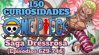 🍔1000 Curiosidades de One Piece PARTE 9  - Saga Dressrosa (Episodios 629-746)🍔