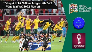 Kết quả Vòng loại WC 2022 Play off, Vòng 4 UEFA Nations League, Bảng Xếp hạng