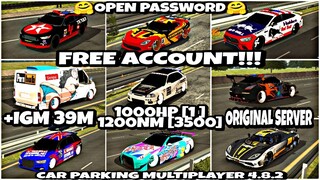 || Free Account Giveaway || Open Password || Car Parking Multiplayer 4.8.2