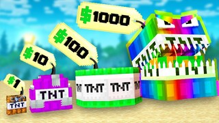 Minecraft but I can Buy Custom TNT