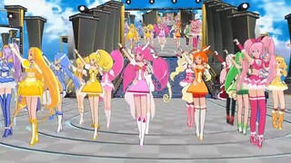 【mmdプリキュア】スマプリ＆スイプリ＆ハトプリ＆フレプリで夢地図