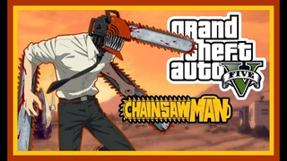 DENJI VS ZOMBIE: SIAPA YANG LEBIH KUAT? | GTA V CHAINSAW MAN MOD