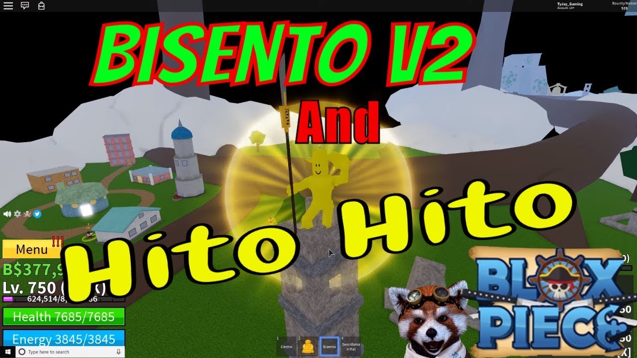 COMO PEGAR A BISENTO V1 E V2 NO BLOX FRUITS 