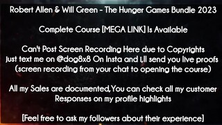 Robert Allen & Will Green  course - The Hunger Games Bundle 2023 download