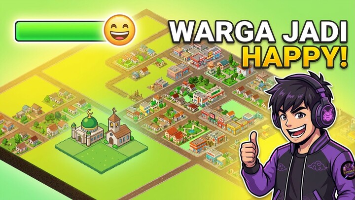 Bangun Masjid & Gereja di TheoTown — Naikin Kebahagiaan Warga!