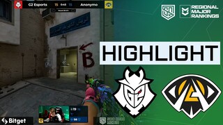 [HIGHLIGHTS] G2 VS ANONYMO | GROUP STAGE | PGL MAJOR ANTWERP 2022 EUROPE RMR B