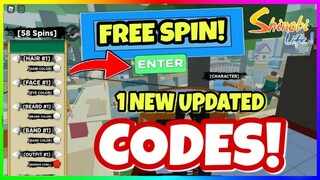 *NEW* UPDATED CODES in SHINOBI LIFE 2! 15 Free Spin [ ROBLOX]