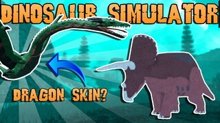 Roblox Dinosaur Simulator - NEW MAP UPDATE! + NEW DRAGON SKIN COMING? (DS NEWS!)