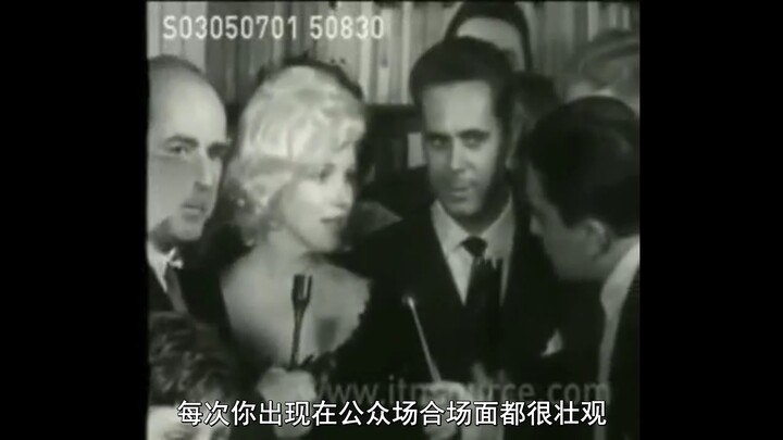 In May 1959, Western reporters tried to find out whether Monroe was a communist, and Monroe gave a w