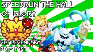 HOW TO SPEEDRUN HALL OF GLORY!! || BLOCKMAN GO TRAINERS ARENA