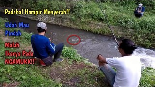 SABAR YANG BERBUAH MANIS!! PANEN STRIKE SORE HARI KETIKA IKAN LAGI GANAS!!