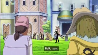 Walaupun ga ke tebas sama Zoro,tapi Alhamdulillah ke tinju Luffy🤣