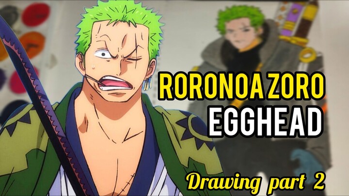 Drawing Roronoa Zoro [onepiece] part 2