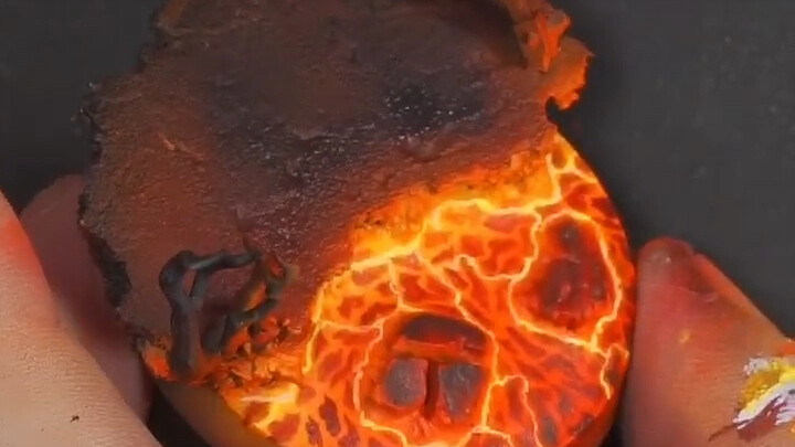 【elminiaturista】How to paint a volcanic lava floor