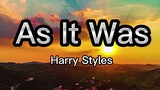 Harry Styles - As it was
