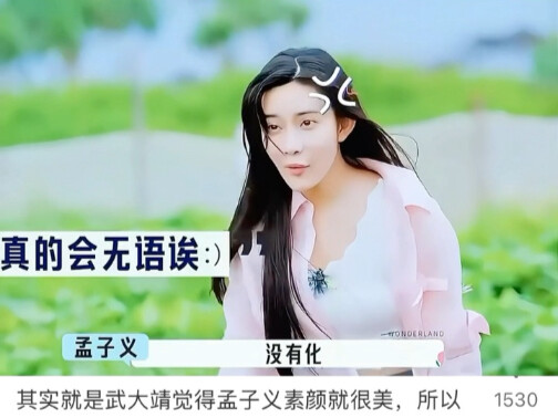 Vũ Đại Tĩnh nhìn thấy Mạnh Tử Nghĩa mặt mộc vs Nhạc Vân Bằng nhìn thấy Mạnh Tử Nghĩa mặt mộc