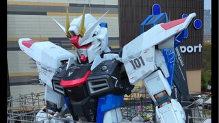 The Shanghai Gundam Freedom Statue that I visited last time has started maintenance!