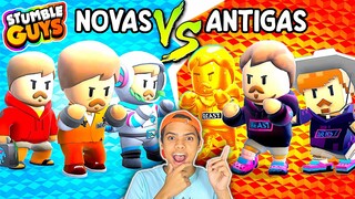 Batalha de skins novas vs antigas do Mr Beast - Stumble Guys