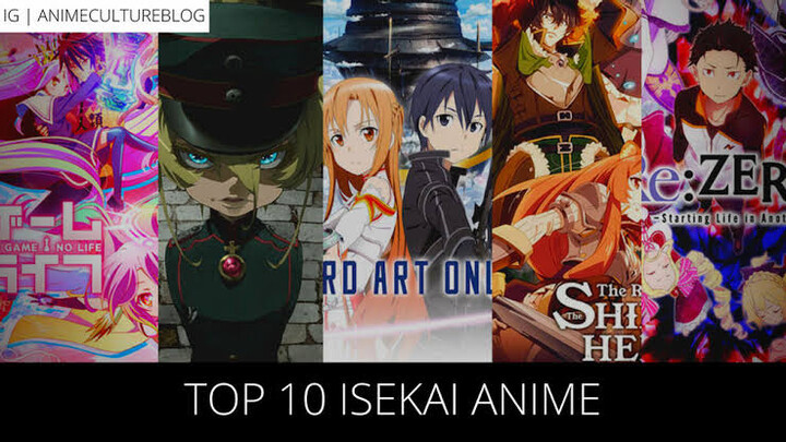 Top 10 Isekai animes