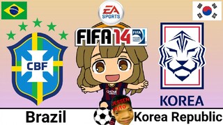 FIFA 14 | Brazil VS Korea Republic (World Cup 2022)