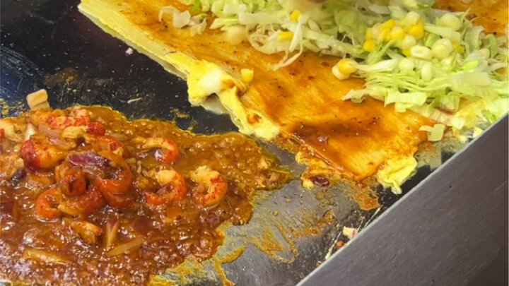 小龙虾烤冷面｜我是不是遇到便衣了