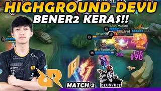 GAME SUPER SENGIT, NOVARIA DARI BOCAH SENJA BENER2 NYUSAHIN BANGET!! - RRQ VS DEVU MATCH 2