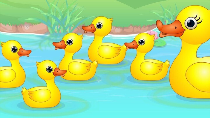 Пять маленьких утят | Five little ducks