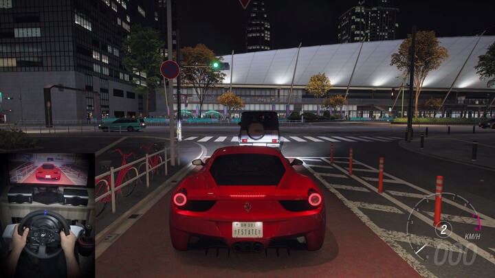 ferrari italia forza horizon 6 steering wheel gameplay