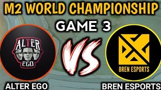 REMATCH BREN VS ALTER EGO GAME 3 - Philippines VS Indonesia